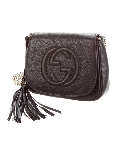 gucci soho crossbody used|authentic gucci crossbody bag.